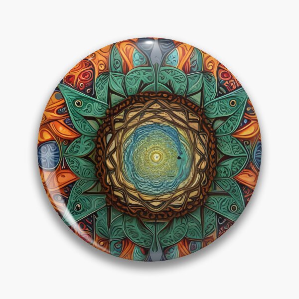 Item preview, Multicolor Indu Mandala designed and sold by MandalasShops.