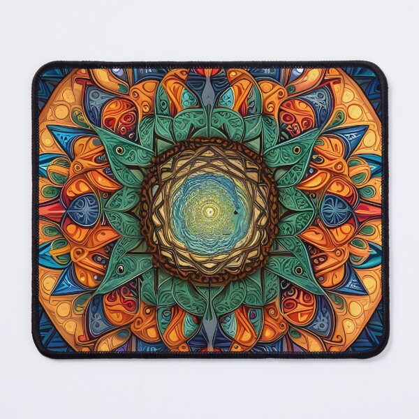 Item preview, Multicolor Indu Mandala designed and sold by MandalasShops.