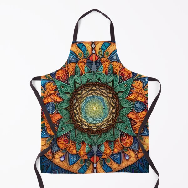 Item preview, Multicolor Indu Mandala designed and sold by MandalasShops.