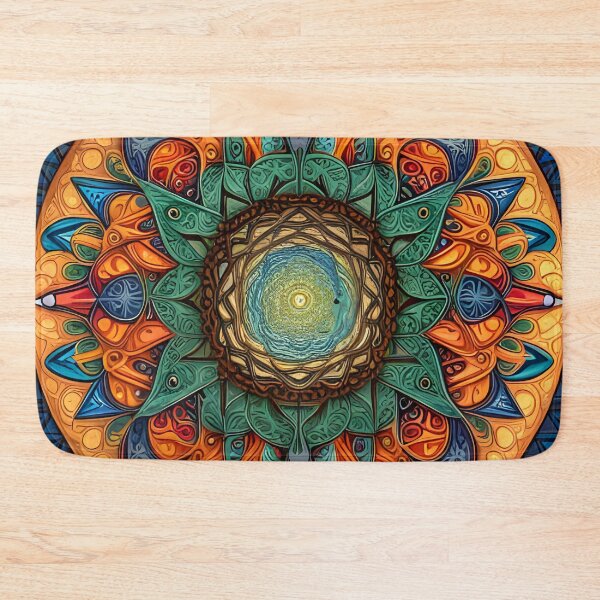 Item preview, Multicolor Indu Mandala designed and sold by MandalasShops.