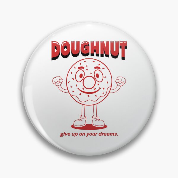 Item preview, Positive Thinking Doughnut red/black designed and sold by TRNCreative.