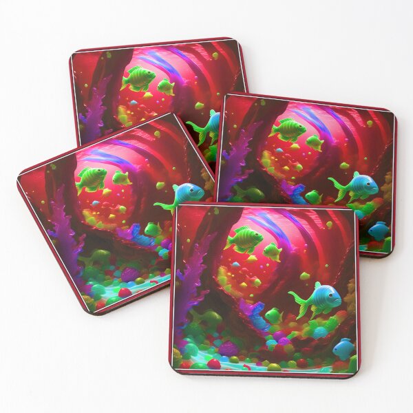 Artikelvorschau, Red Ocean Candy Wonderland Unter dem Meer entworfen und verkauft von Beachy.