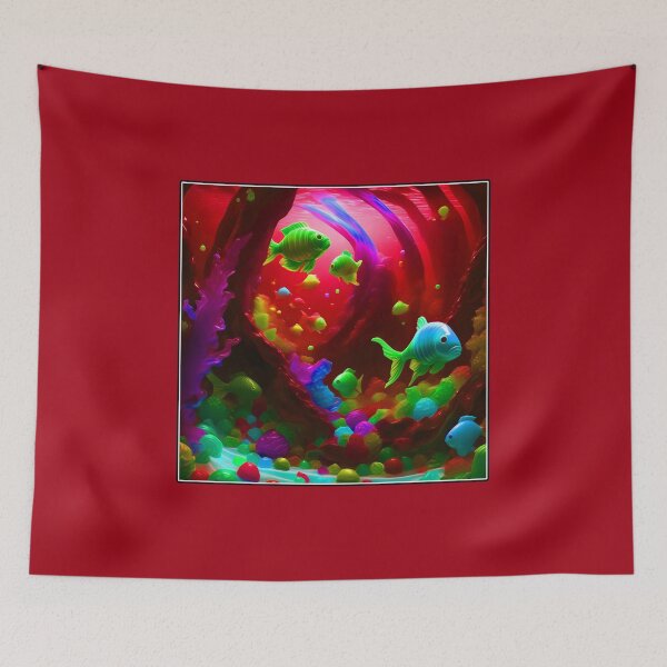 Artikelvorschau, Red Ocean Candy Wonderland Unter dem Meer entworfen und verkauft von Beachy.