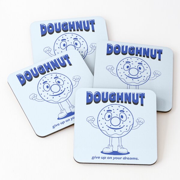 Item preview, Positive Thinking Doughnut blue/black designed and sold by TRNCreative.