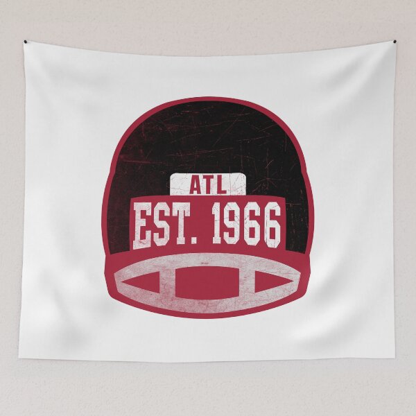 Item preview, Atlanta Retro Throwback Football Helmet designed and sold by Bo-Bros-Tees.