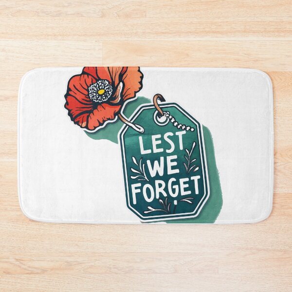 Item preview, Lest We Forget - Remembrance Poppy and Dog Tags designed and sold by NiftyWrx.