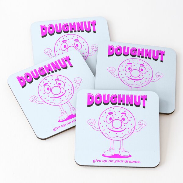 Item preview, Positive Thinking Doughnut magenta/black designed and sold by TRNCreative.