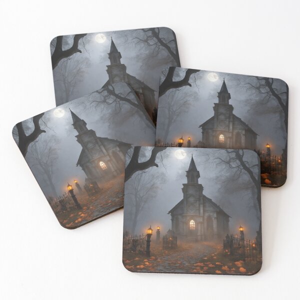 Item preview, Enchanted Haunting The Haunted Church In The Woods designed and sold by EnchantedVista.