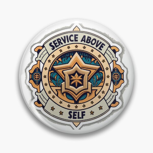 Item preview, Service Above Self - Heraldic Military Medal Design designed and sold by NiftyWrx.