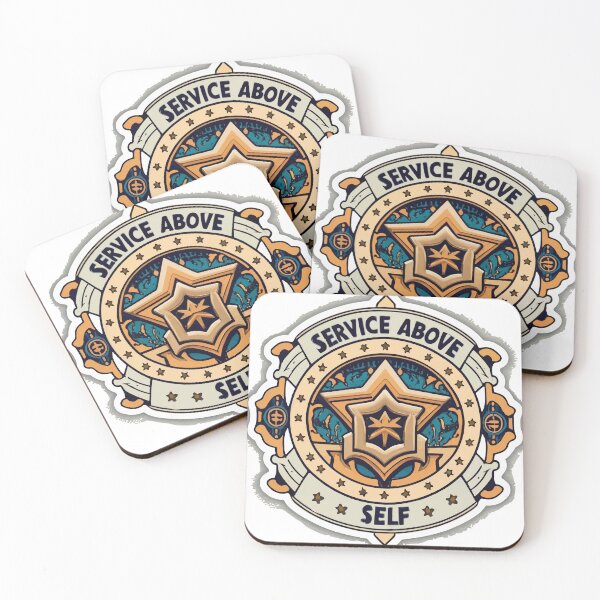 Item preview, Service Above Self - Heraldic Military Medal Design designed and sold by NiftyWrx.