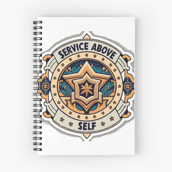 Item preview, Service Above Self - Heraldic Military Medal Design designed and sold by NiftyWrx.
