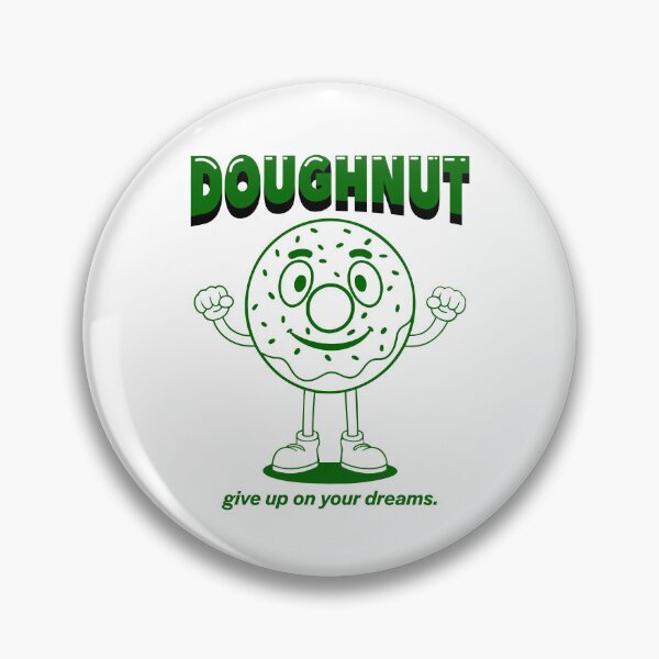 Item preview, Positive Thinking Doughnut green/black designed and sold by TRNCreative.