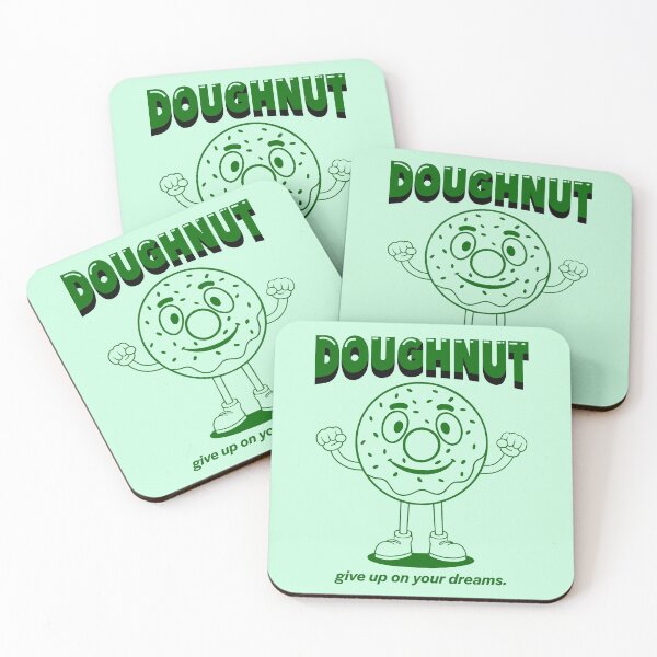 Item preview, Positive Thinking Doughnut green/black designed and sold by TRNCreative.