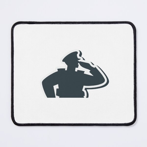 Item preview, Saluting Soldier Silhouette designed and sold by NiftyWrx.