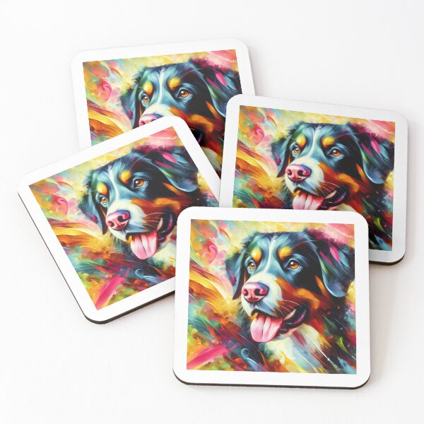 Item preview, Entlebucher Mountain Dog Painting designed and sold by TheAnimalZ00.