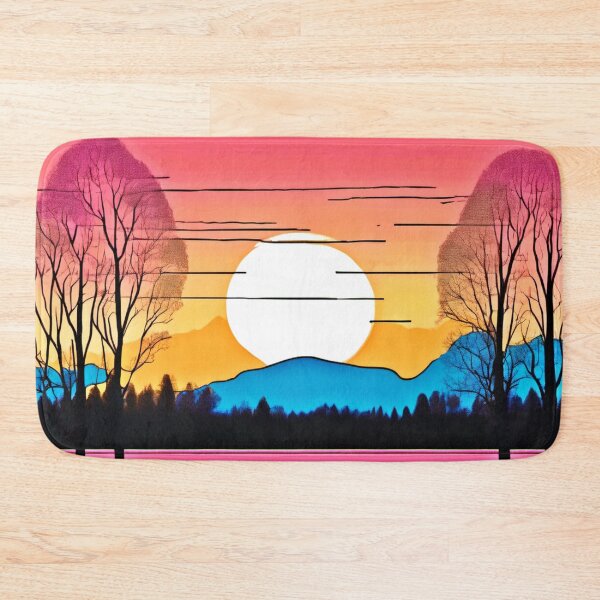 Item preview, Gold Sunset, Pink Lake Magic designed and sold by Health And Fitness Posts e-Store.