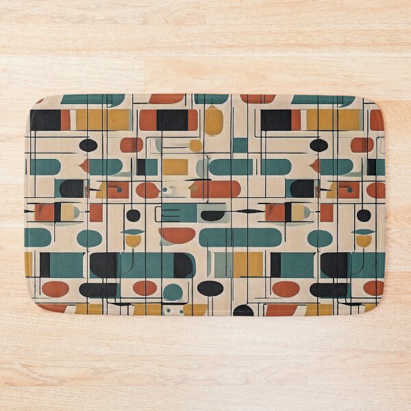 Item preview, Bauhaus Orange and Green designed and sold by Zenvo.
