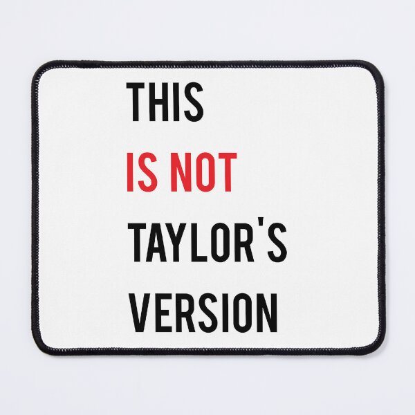 Item preview, THIS IS NOT TAYLOR'S VERSION designed and sold by LITHREADS.