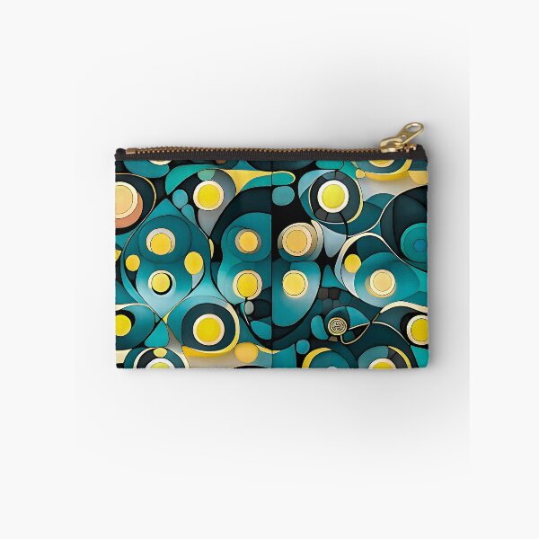 Item preview, Bauhaus Yellow Circles Green Background designed and sold by Zenvo.
