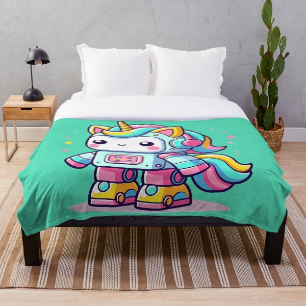 Aperçu de l'œuvre Licorne Robot Pastel créée et vendue par Brudy-R.