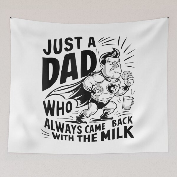 Item preview, Just A Dad Who Always Came Back With The Milk designed and sold by skeastore.
