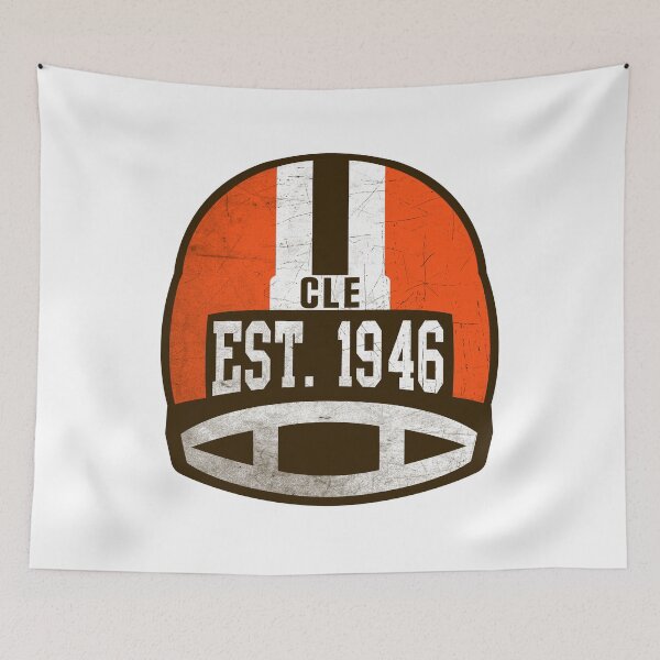 Item preview, Cleveland Retro Throwback Football Helmet designed and sold by Bo-Bros-Tees.