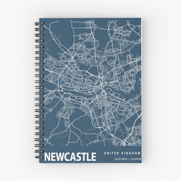 Item preview, Newcastle Blueprint City Map designed and sold by Peek-Designs.