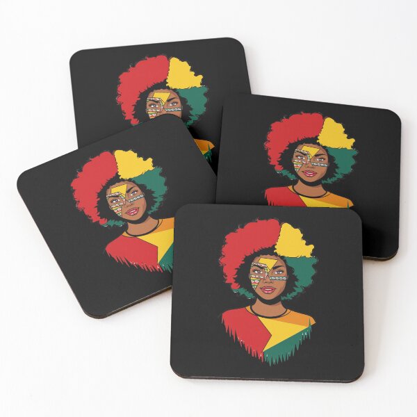 Item preview, African Woman Afro Color Painted Face designed and sold by Redgiant87x.