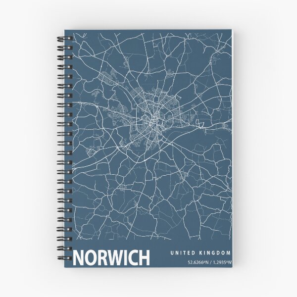 Item preview, Norwich Blueprint City Map designed and sold by Peek-Designs.