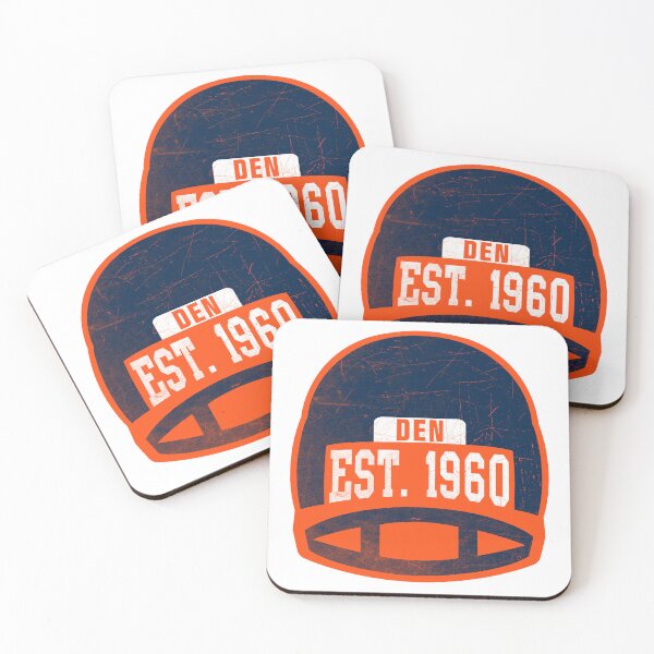 Item preview, Denver Retro Throwback Football Helmet designed and sold by Bo-Bros-Tees.
