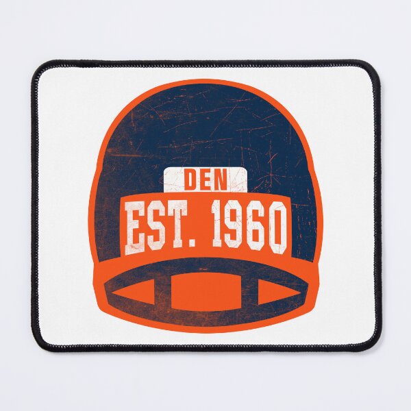 Item preview, Denver Retro Throwback Football Helmet designed and sold by Bo-Bros-Tees.