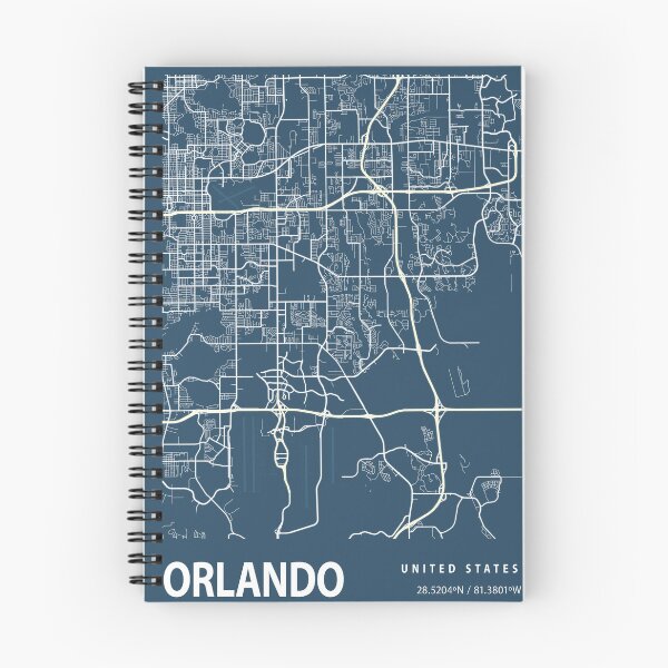 Item preview, Orlando Blueprint City Map designed and sold by Peek-Designs.