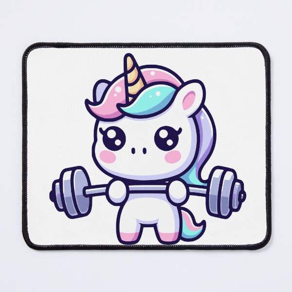 Item preview, Unicorn weightlifting designed and sold by Dago345.