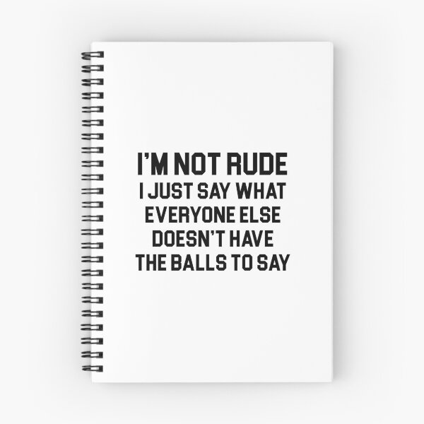 Item preview, I'm Not Rude designed and sold by Venus Complete.
