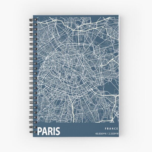Item preview, Paris Blueprint City Map designed and sold by Peek-Designs.