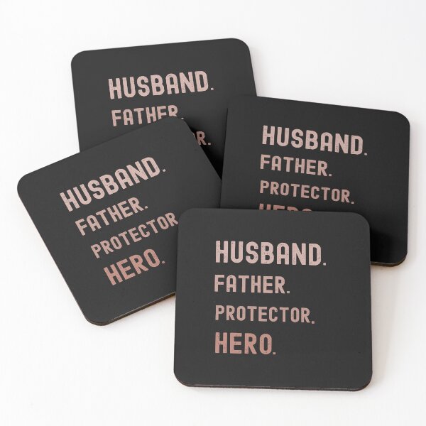 Item preview, Husband, Father, Protector, Hero designed and sold by NEWDESINGS12.