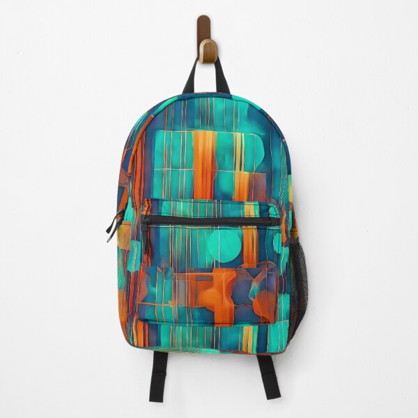Item preview, Bauhaus Luminous Green and Orange designed and sold by Zenvo.