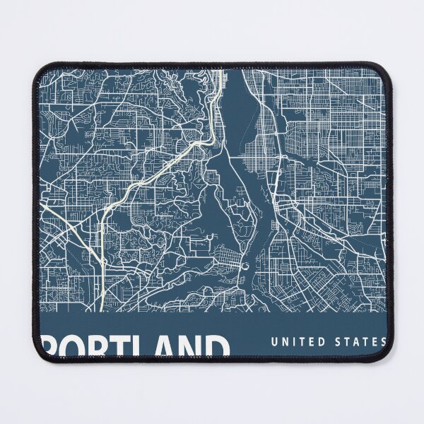 Item preview, Portland Blueprint City Map designed and sold by Peek-Designs.