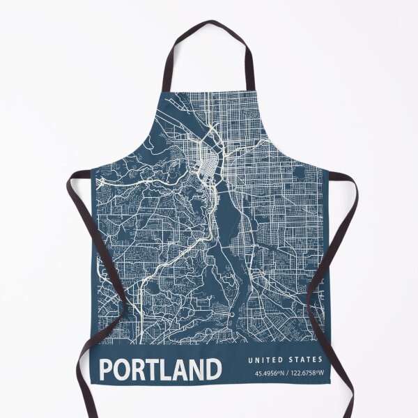 Item preview, Portland Blueprint City Map designed and sold by Peek-Designs.