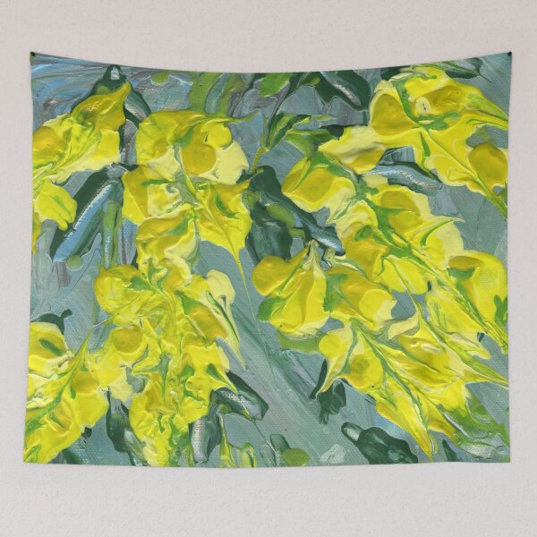 Item preview, Laburnum Paint Pour: One designed and sold by LymphomaLass.