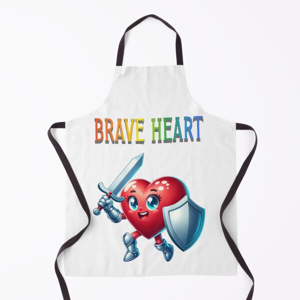 Item preview, Brave Heart Cartoon designed and sold by 0penvimark.