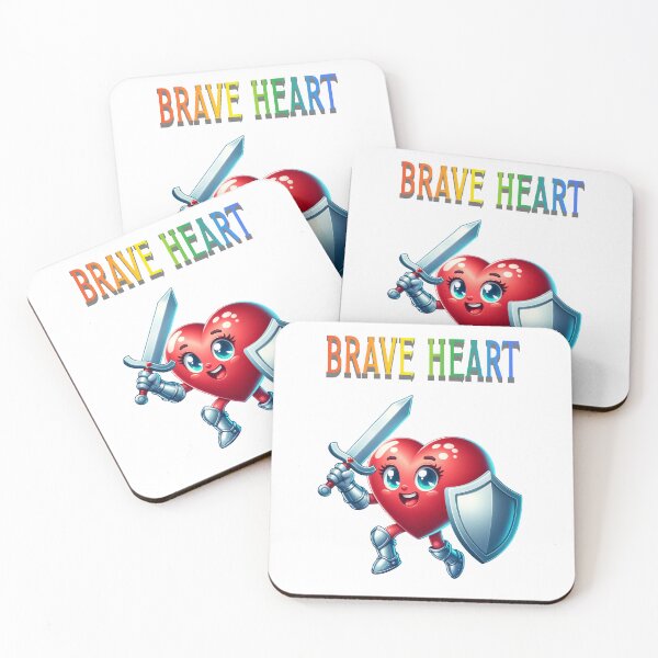 Item preview, Brave Heart Cartoon designed and sold by 0penvimark.