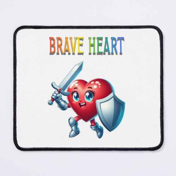 Item preview, Brave Heart Cartoon designed and sold by 0penvimark.