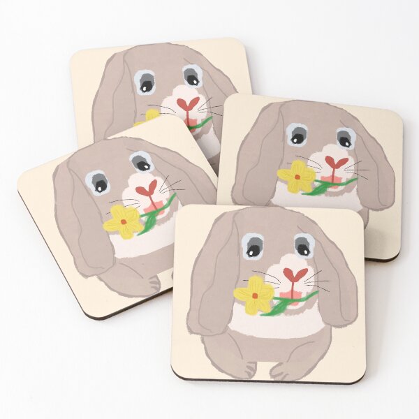 Item preview, A little rabbit carries flowers. designed and sold by Kaewtaming.