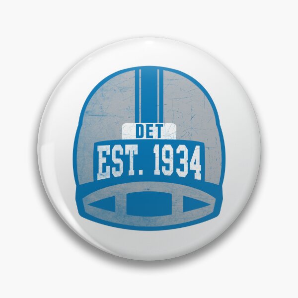 Item preview, Detroit Retro Throwback Football Helmet designed and sold by Bo-Bros-Tees.