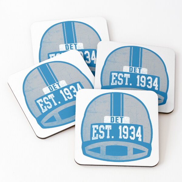 Item preview, Detroit Retro Throwback Football Helmet designed and sold by Bo-Bros-Tees.