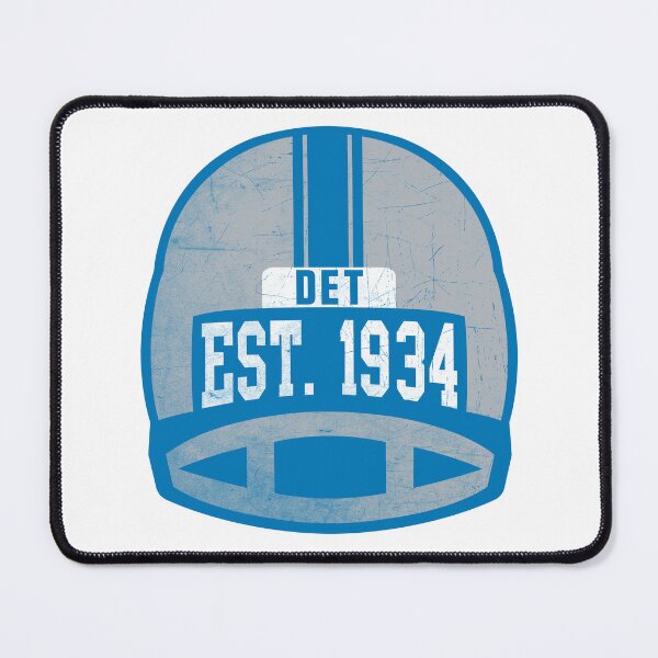 Item preview, Detroit Retro Throwback Football Helmet designed and sold by Bo-Bros-Tees.