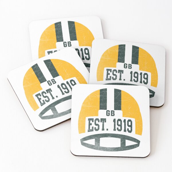 Item preview, Green Bay Throwback Football Helmet designed and sold by Bo-Bros-Tees.