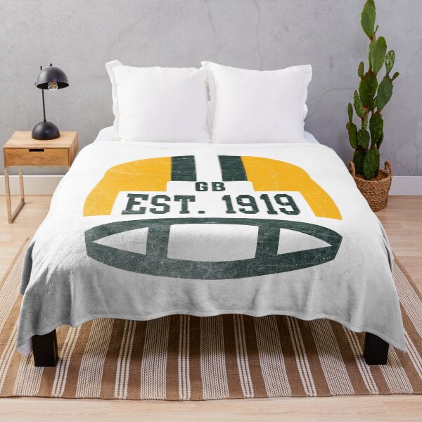 Item preview, Green Bay Throwback Football Helmet designed and sold by Bo-Bros-Tees.