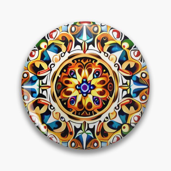 Artikelvorschau, Royal Orange Ornate Decorative Textile Enchanted Palace Tile entworfen und verkauft von Zeporas Castle.